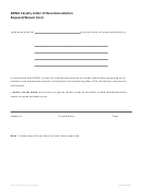 Ndnu Faculty Letter Of Recommendation Request Waiver Form