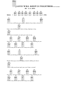 Chord Chart - Neil Sedaka - Love Will Keep Us Together Printable pdf