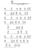 Chord Chart - Love And Marriage (Bar) Printable pdf