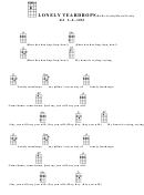 Chord Chart - Gordy/davis/gordy - Lonely Teardrops (Bar) Printable pdf