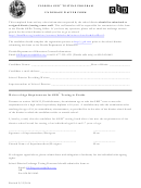 Underage Waiver Form 2014