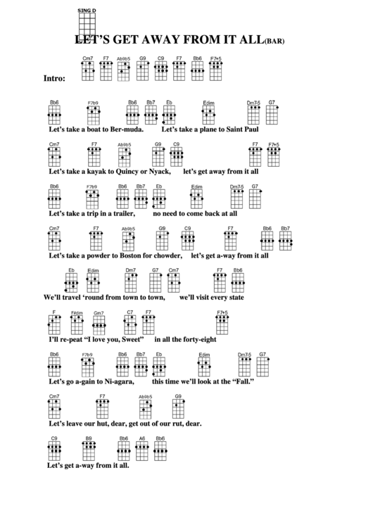 Chord Chart - Let