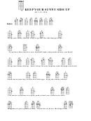 Chord Chart - Keep Your Sunny Side Up Printable pdf