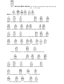 Chord Chart - W.m. Joseph Carleton Beal, James Ross Booth - Jingle Bell Rock Printable pdf
