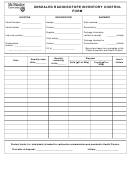 Unsealed Radioisotope Inventory Control Form