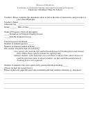 Formation In Christian Chastity And Safe Environment Program Classroom Attendance Sheet For School