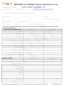 Residential Tenancy Rental Application Form