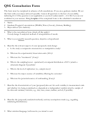 Qsg Consultation Form
