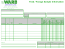 Feed / Forage Sample Information Form - Ward