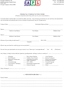 Prenatal Consultation Form