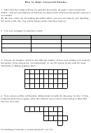 How To Make Crossword Puzzles