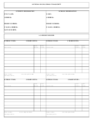 Official High School Transcript Form