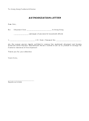 Authorization Letter