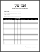 Group Ticket Sales Tracking Sheet