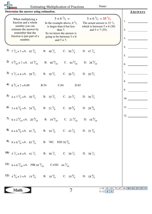estimating-multiplication-of-fractions-worksheet-with-answer-key-printable-pdf-download