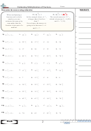 Estimating Multiplication Of Fractions Worksheet With Answer Key