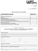 Documentation Checklist