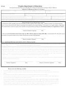 Fillable Parent/guardian Permission Form To Issue 180-Day Driver