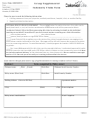 Form 74606-6 - Colonial Life & Accident - Group Supplemental Indemnity Claim Form