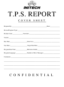 Confidential Cover Sheet Template