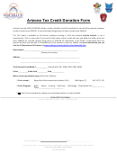 Arizona Tax Credit Donation Form With Contributor Choice