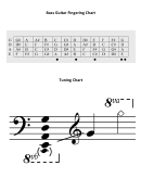 Bass Guitar Fingering Chart Tuning Chart - Teacherweb