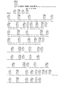 I See The Light (Bar) - Alan Menken/glenn Slater Chord Chart Printable pdf