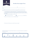 Resident Status Appeal Form - Washburn University
