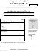 High School Midyear Report Card Template - South Carolina Association Of Independent Home Schools