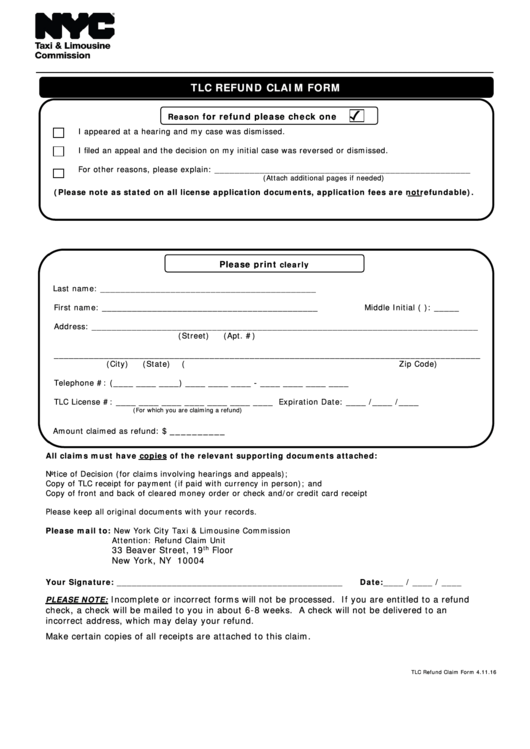 77 Refund Application Form Templates Free To Download In PDF
