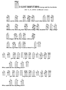 I Got Rhythm - George And Ira Gershwin Chord Chart Printable pdf