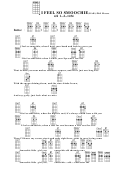 I Feel So Smoochie (Bar) - Phil Moore Chord Chart Printable pdf