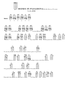 Chord Chart - Harry Warren - Home In Pasadena(Bar) Printable pdf