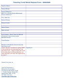 Traveling Trunk Rental Request Form R Trust