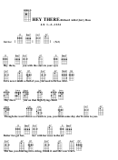 Hey There - Richard Adler/jerry Ross Chord Chart Printable pdf