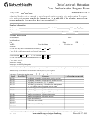 Form 4091c 04043 - Out Of Network Outpatient Prior Authorization