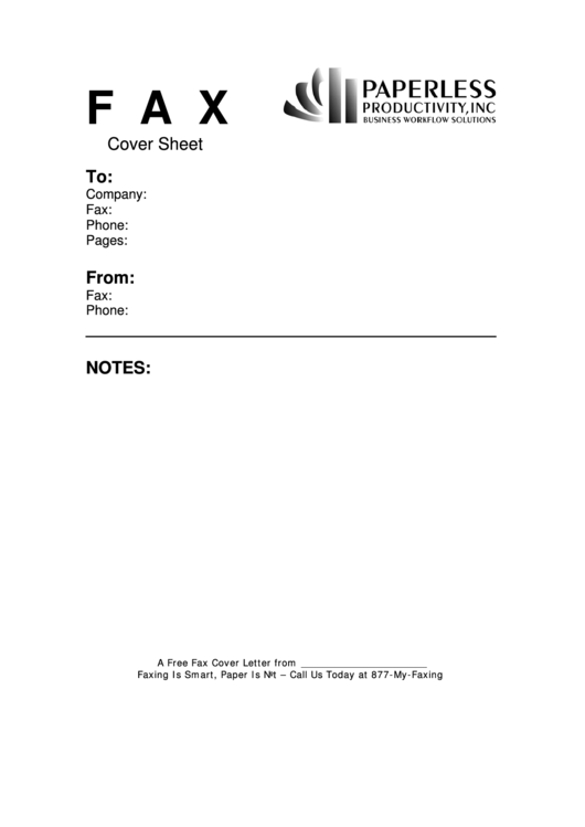 Business Fax Cover Sheet Printable pdf