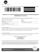 (edm) Mail/fax Cover Sheet - Department Of Transitional Assistance (dta) Electronic Document Management