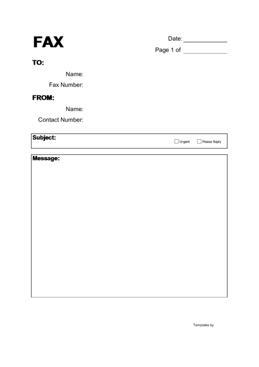 Fillable Fax Cover Sheet Printable pdf