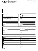 Bureau Of Workers' Compensation Medical Repository Fax Cover Sheet