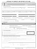 Complaint Form/affidavit