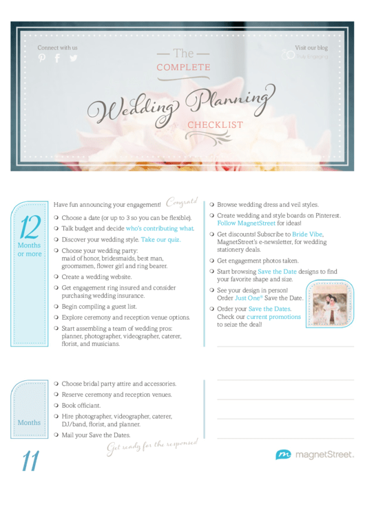 The Complete Wedding Planning Checklist