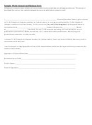 Sample: Photo Consent And Release Form
