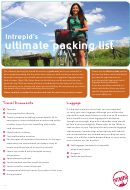 Intrepid's Ultimate Packing List