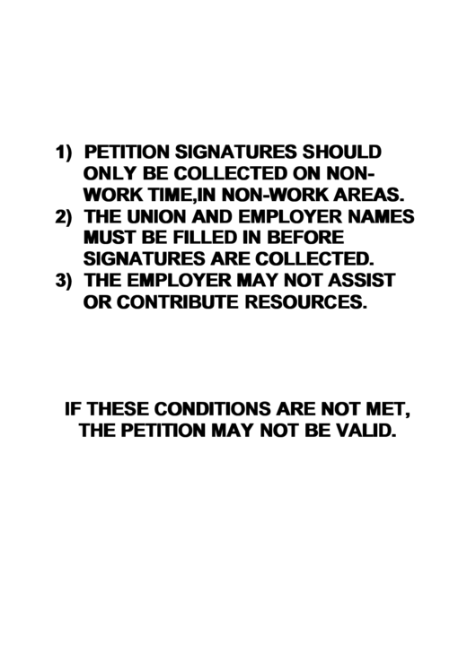 Petition For Decertification Removal Of Representative Printable pdf