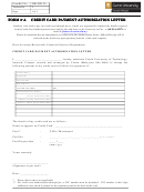 Credit Card Payment Authorization Letter