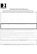 Background Check Release Form-employment