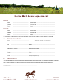 Horse Half-lease Agreement