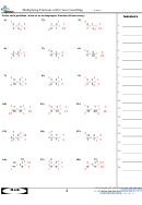 Multiplying Fractions With Cross Cancelling Worksheet