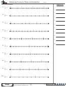 Multiplying Fraction By Whole With Numberline Worksheet With Answer Key